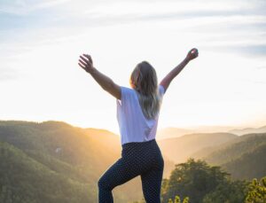 Woman on Mountain
